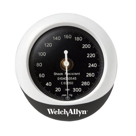 Welch Allyn - Durashock - Ds45-12 - Aneroid Sphygmomanometer Unit Large Adult Nylon 34 - 50 Cm Pocket