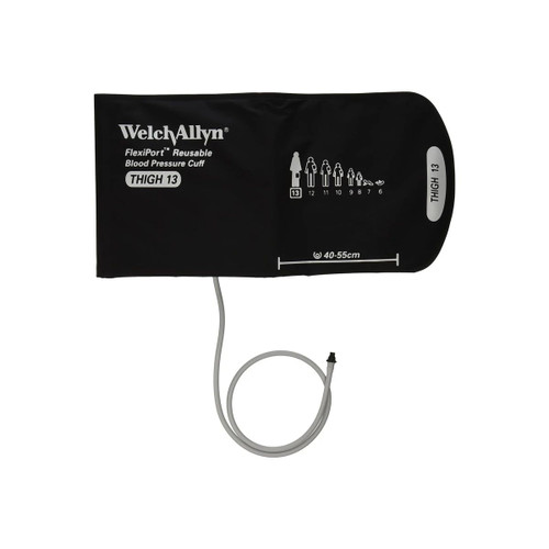 Welch Allyn - Flexiport - Reuse-Acc-Mon - Reusable Blood Pressure Cuff Set Assorted Size Range Leg Nylon Multiple Sizes