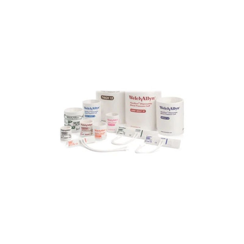 Welch Allyn - Hillrom - Soft-07-1Tp - Single Patient Use Blood Pressure Cuff 9 To 13 Cm Arm Cloth Fabric Infant
