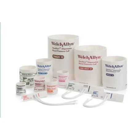 Welch Allyn - Neo-4-1 - Single Patient Use Blood Pressure Cuff 9 To 13 Cm Arm Cloth Fabric Neonatal
