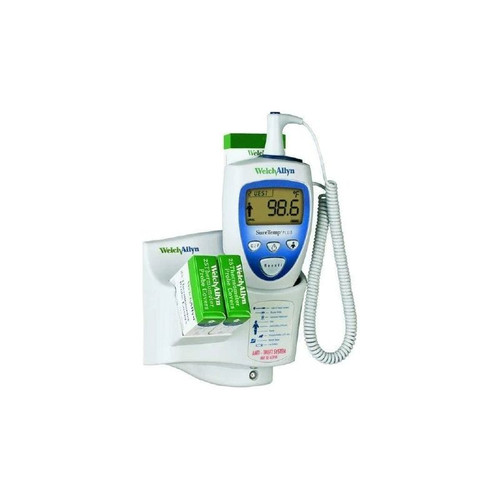 Welch Allyn - Suretemp - 01692-301 - Model 692 Plus Thermometer, One Per Room, Wall Mount, 9 Ft Rectal Probe, Probe Well (Must Be Locked To The Wall)
