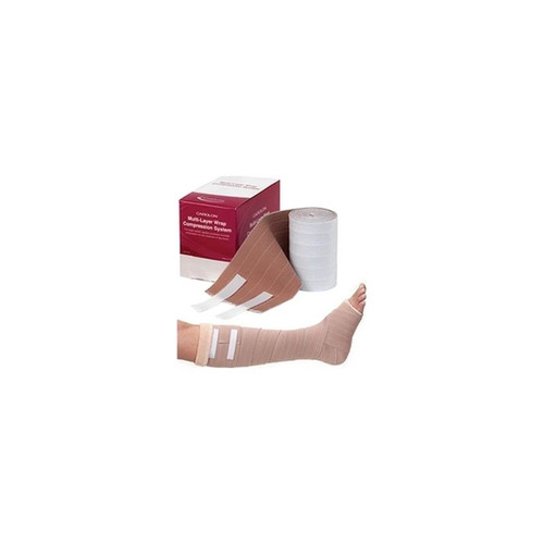 Carolon - 1030 - 2 Layer Compression Bandage System 4 X 96 Inch Tape Closure / Pull On Tan Nonsterile Large Standard