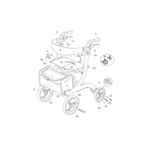 Drive Devilbiss Healthcare - 1026609-Fsw-Hemi - Medical Seatliftingstrapw/Attachhrdwre,10266Wt