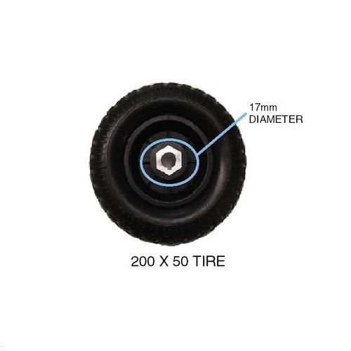 Drive Devilbiss Healthcare - S31132B - Medical Tire W/ Blk Plastic Mag For Phoenix