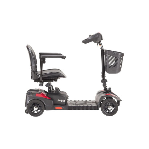 Drive Devilbiss Healthcare - Scout - Sfscout4 - Medical Compact Travel Power Scooter, 4 Wheel