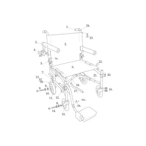 Drive Devilbiss Healthcare - Stds1A2305R - Medical Rightbackcaneassy,Ts19
