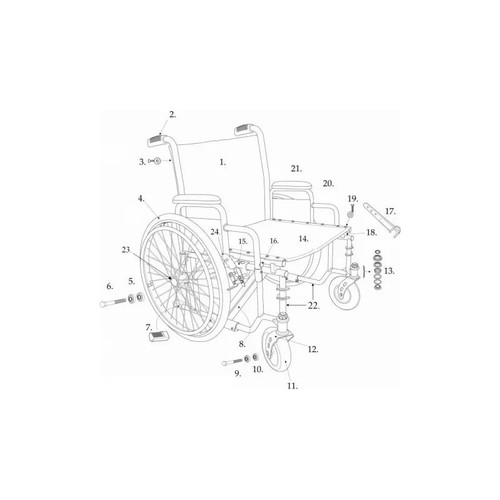 Drive Devilbiss Healthcare - Stds1M2230 - Medical Seatupholstery30",Sentraecxw