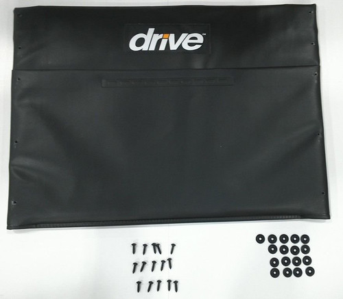 Drive Devilbiss Healthcare - Stds2333Blk - Medical Wheelchair Back Upholstery For Bariatric Sentra Extra Heavy Duty