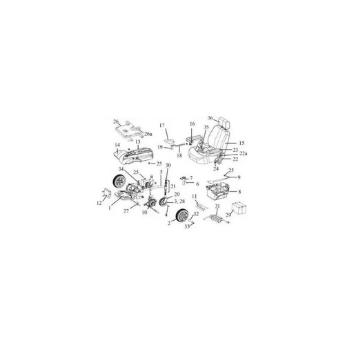 Drive Devilbiss Healthcare - Stds4S4533 - Medical Caster Fork, Flat Dust Cap, Ssprb