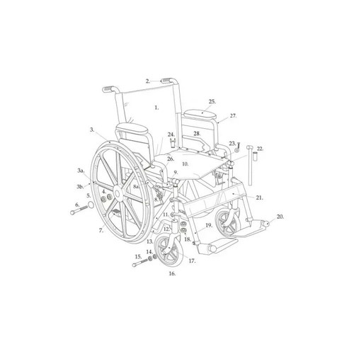 Drive Devilbiss Healthcare - Stds4Y4722 - Medical Back Upholstery 16",Ssp Recliner