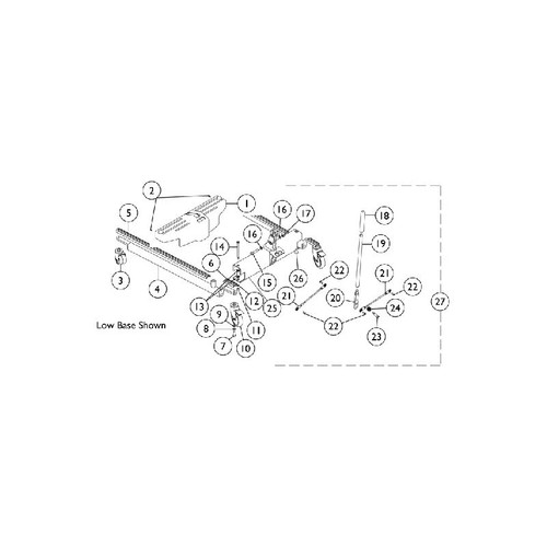 Invacare - 1079810 - Low Base Kit