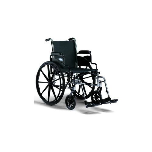 Invacare - 1133306 - Oration Replacement 24" Rear Wheel With Alum Clear Anodized Handrim Assembly