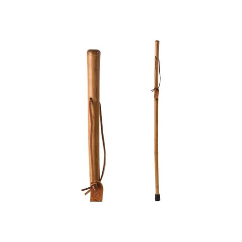 Mabis - Brazos Free Form - 602-3000-1152 - Walking Stick Wood 55 Inch Height Red Bamboo