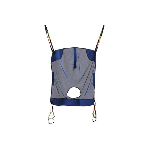 Medline - Mdsr141 - Patient Sling With Commode Opening 4 Or 6 Point 2X - Large 600 Lbs Weight Capacity
