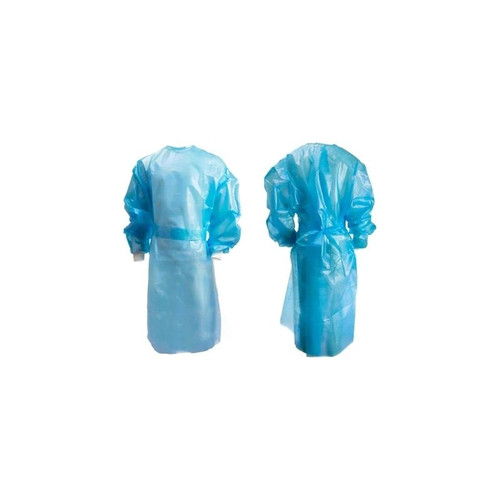 Mckesson - 16-55Kv2X - Chemotherapy Procedure Gown 2X - Large Blue Nonsterile Aami Level 2 / Astm D6978 Disposable - Case/30