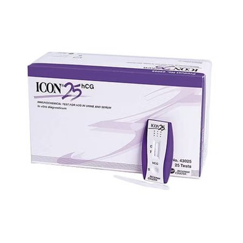 Hemocue America - Icon 25 Hcg - 43025A - Test Kit, Preg Serum/Urineicon ( Coultr - Case/100
