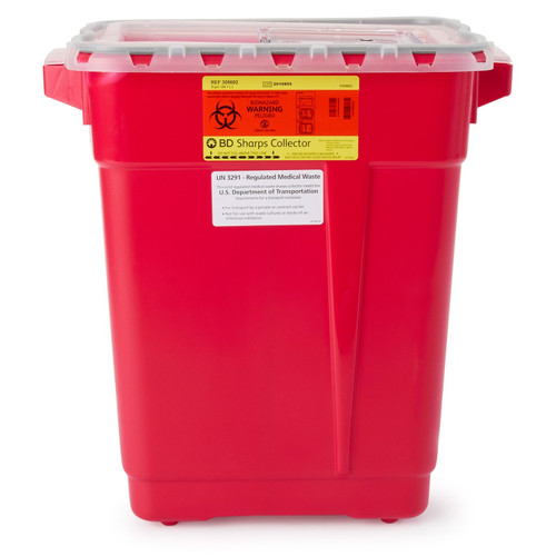 Bd Becton Dickinson - Cbdfx - 305666 - Container, Sharps Red 19Gl - Each