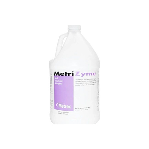 Metrex Research - Metrizyme - 10-4000 - Dual Enzymatic Instrument Detergent Liquid Rtu 1 Gal Jug Mint Scent - Case/4