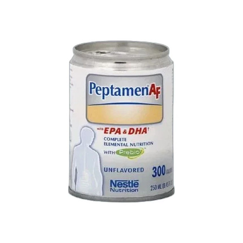 Nestle - 9871666370 - Peptamen Af Complete Elemental With Epa, Dha And Prebio1 Unflavored Liquid 250Ml, 300 Calories, Lactose - Free, Gluten - Free. - Case/24