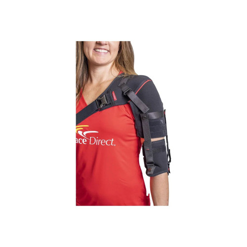 Ottobock - Ud Line - 129606-011333 - X - Stable Shoulder Brace Left 5Mm Black M - Each