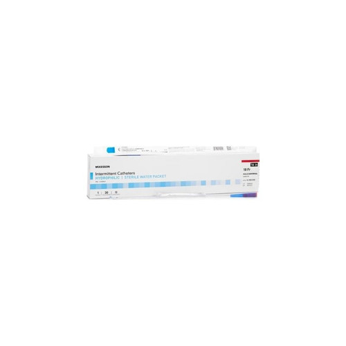 Mckesson - 16-Mh1618C - Urethral Catheter Coude Tip Hydrophilic Coated Pvc 18 Fr Inch - Case/300