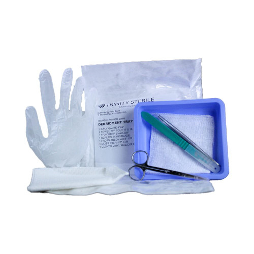 Trinity Sterile - 20588 - Debridement Tray - Case/30