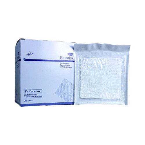 Hartmann - Econolux - 416105 - Gauze Sponge 4 X 4 Inch 12 Ply Sterile 