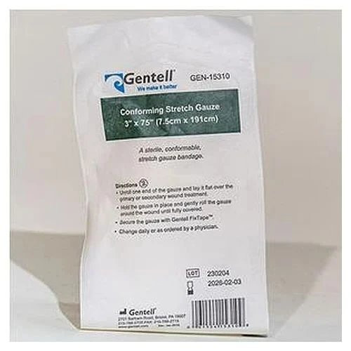 Gentell - Gen-15310 - Conforming Stretch Gauze, 3" X 75" - Package/10