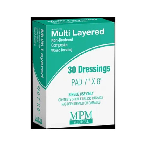 Mpm Medical - Mp00074C - Multi - Layered Bordered Dressing 6X6 Overall, 4X4 Pad - Bag/5