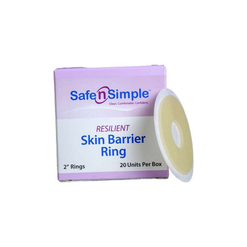 Safe N Simple - Sns7900222 - 2" Skin Barrier Rings, 2mm Thickness - Case/160