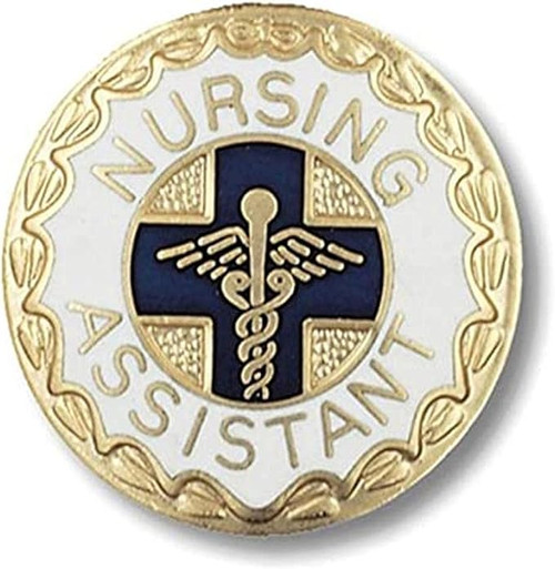 Prestige Medical - 1007 - Cloisonn&Eacute; Emblem Pins - Nursing Assistant - Each