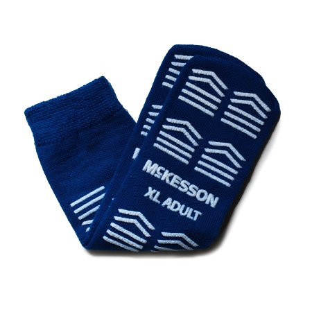 Mckesson - 16xl3816d - Slipper Terry Dbl Imprinted Rblu Adlt Xlg - Case/48