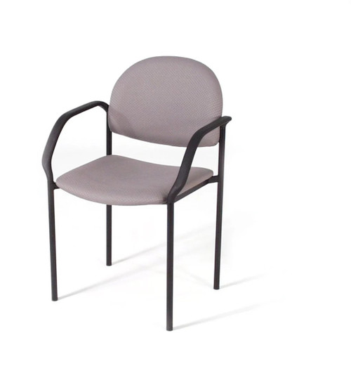 Graham Field - 2010-Gr - Side Chair Gray With Arms Vinyl - Each