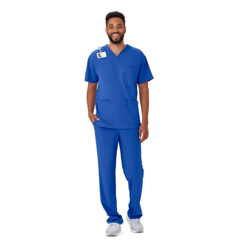 Medline - 4615blkxxs - Top,Scrub,Madison,Unisex,3 Pckt,Blk,Xxs - Each