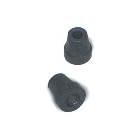 Briggs - 51913789504 - Dmi Walker/Cane/Commode Replacement Tips 16 1/2" Black Latex - Box/4