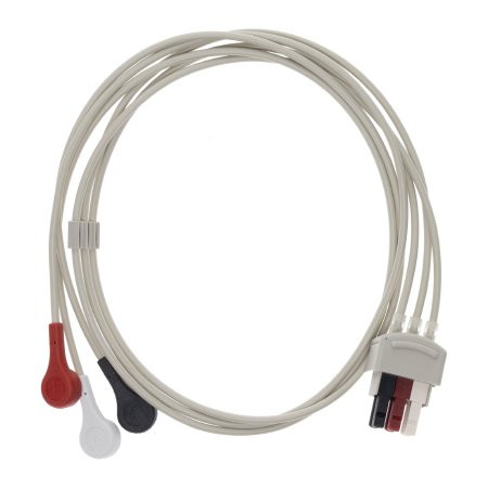 Sun Med - Vyaire Medical - 545327-Hel - 545327Hel - Cable, 3Lead Aami 300 Series W/Snap 30 - Each