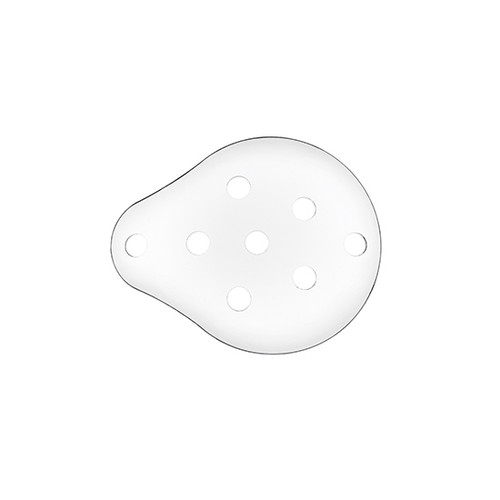 Beaver - 581708 - Shield, Eye Univ Clr Ped 2"X1 5/8" - Box/25