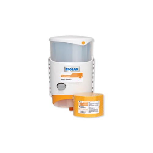 Ecolab - Smartpower Presoak Pot And Pan - 6101352 - Dish Detergent 5 Lbs Dispenser Refill Pack Solid Citrus Scent - Case/6