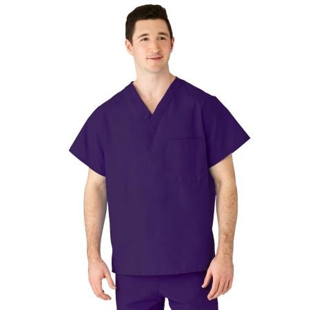 Medline - 610nrps-Ca - Top,Scrub,Rev,A-Stat,Purple,Ang-Cc,S - Each