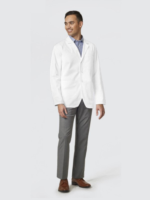 Fashion Seal - 6284M - Coat, Lab Lng Wht Ml Med - Each