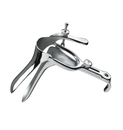 Cooper Surgical - Euro-Med - 63-908 - Vaginal Speculum Vu - More Graves Nonsterile Grade Stainless Steel 4X - Large 40 Mm Yoke Opening Reusable Without Light Source Capability - Each