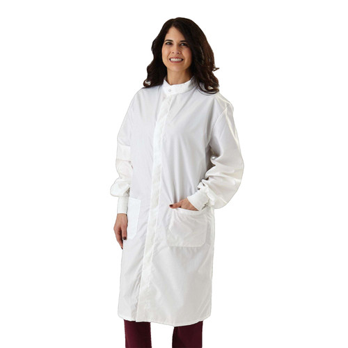 Medline - 6620blhxl - Coat,Lab,Unisex,Wht,Barrier,Resistat,Xl - Each