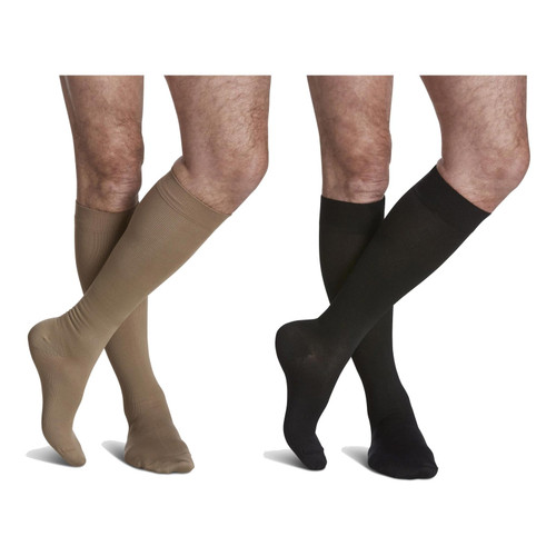 Sigvaris - 822Clsm32/S - 822Clsm - Midtown Microfiber Calf W/ Grip - Pair