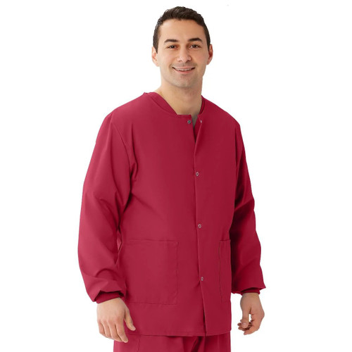 Medline - 849ntrxxxl - Jacket,Scrub,A-S Raspbry,Unisex,3xl - Each