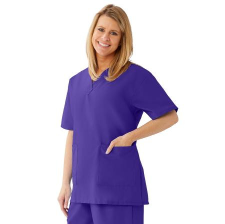 Medline - 893nrpxl - Top,Scrub,Ladies,V-Neck,2pkt,Purple - Each