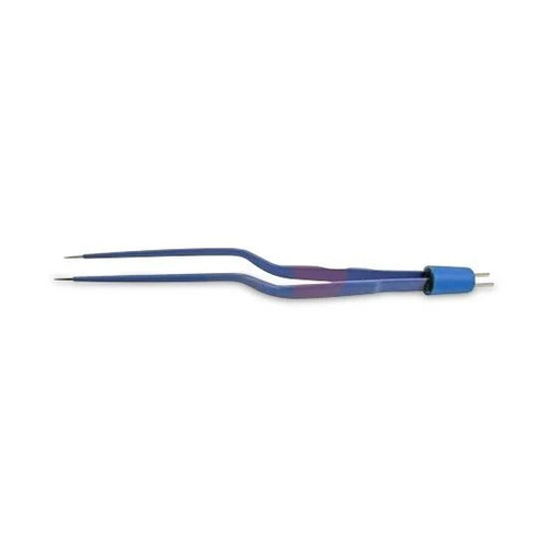 Aspen - Midas Touch - 90-7001 - Products (Symmetry) - Bipolar Forceps 3 - 5/9 Inch Working Length Surgical Grade Coated Stainless Steel Nonsterile Nonlocking Bayonet Handle Angled Up 1.5 Mm Tips - Each