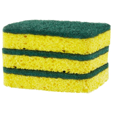 Clorox - S.O.S. - 91029 - Scrub Pad Heavy Duty Green Nonsterile Cellulose 8/9 X 3 - 1/4 5 - Inch Reusable - Case/8