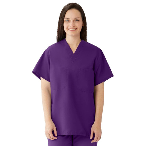 Medline - 910jppxs-Cm - Top,Scrub,Rev,2pkt,Purple,Mdl-Cc,Xs - Each