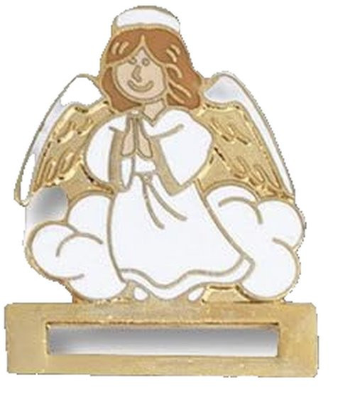 Prestige Medical - 9314 - Cloisonn&Eacute; Tacs - Badge Guardian Angel - Each
