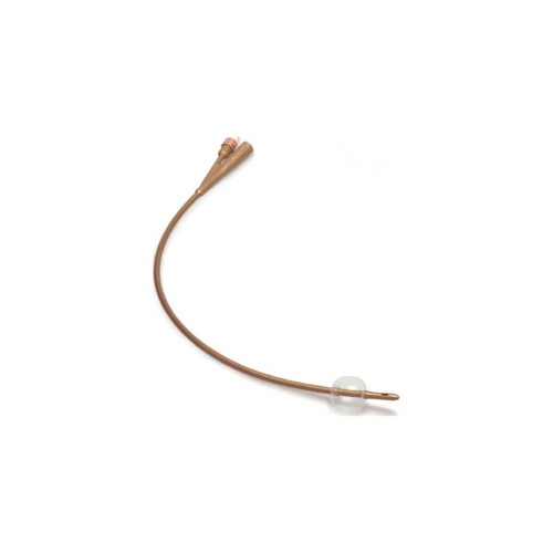 Cardinal Health - Dover - 605163Ic - Ic Foley Catheter 2 - Way Standard Tip 5 Cc Balloon 16 Fr Silver Hydrogel Coated Silicone - Carton/10